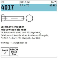 Sechskantschrauben ISO 4017 - Sechskantkopf - Vollgewinde - A4 ADW-2