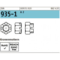 DIN 935-1 Kronenmuttern - A2