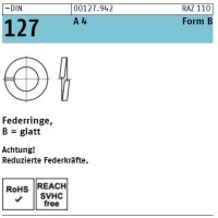 DIN 127 Federringe A4 - Form B