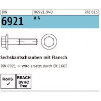 DIN 6921 Sechskantschrauben m.F - A4