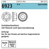 DIN 6923 Flanschmuttern - A4 - mV