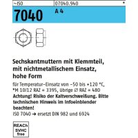 ISO 7040 Sicherungsmuttern - A4