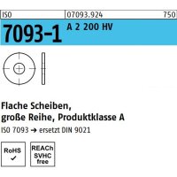Karosseriescheiben - ISO 7093 - 200 HV - Edelstahl A2