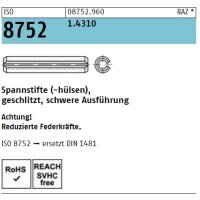 Spannhülsen ISO 8752 - geschlitzt - schwere Ausführung - A2