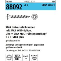 ART 88092 SPAX A 2 Wellenschliff, Linsensenkkopf
