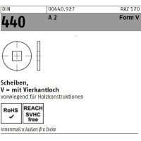 DIN 440 Bauscheiben - A2 - Form V