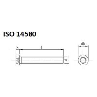 Zylinderschrauben ISO 14580 - Zylinderkopf - niedriger Kopf - Torx - A2