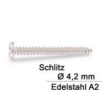 DIN 7971 Zylinderblechschrauben SZ Edelstahl A2 -...